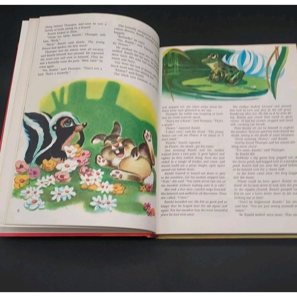 VINTAGE 1962‎ Walt Disney's Story Land A Golden Book Children Reading Education